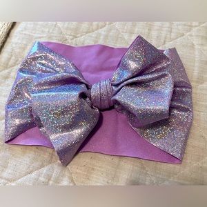 Purple Design Toddler Sized Head Wrap